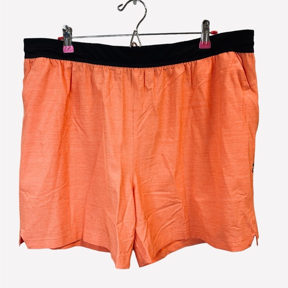 Adidas Axis Woven 6” Training Gym Shorts Coral Fusion IT5710 Comfort Mens Sz 2XL - Picture 6 of 10